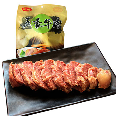 五香牛肉熟食卤味真空休闲零食小吃无淀粉200克